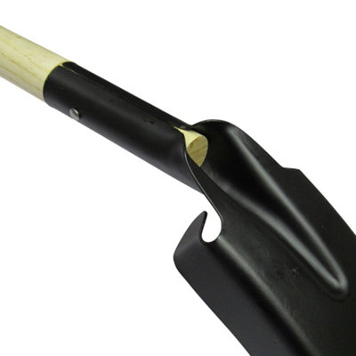 Draining Tool With Wooden Handle- Narrow Shovel / Trenching / Trenches - 5
