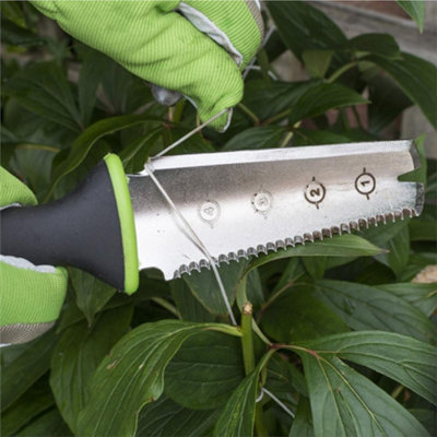 Draper 02139 Garden Multi Purpose Tool Weeder Cutter Saw Trowel Planting & Pouch
