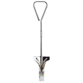 Draper 05165 Long Handled 60mm Bulb Planter Lawn Heavy Soil Bulb Trowel