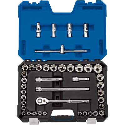 Draper 1/2" Sq. Dr. MM/AF Combined Socket Set 41 Piece 16467