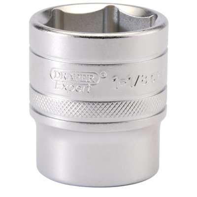 Draper 1/2" Square Drive 6 Point Imperial Socket 1.1/8" 16636