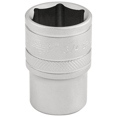 Draper 1/2" Square Drive 6 Point Imperial Socket 3/4" 16631