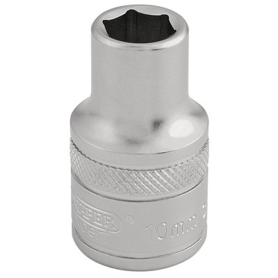 Draper 1/2" Square Drive 6 Point Metric Socket 10mm 16598