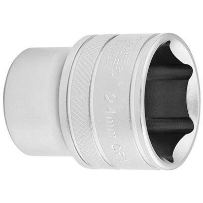 Draper 1/2" Square Drive 6 Point Metric Socket 24mm 16615