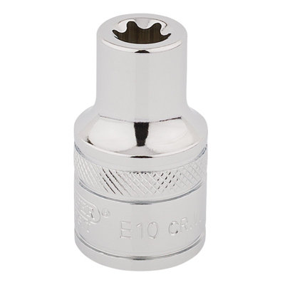 Draper 1/2" Square Drive Draper TX-STAR Socket E10 34270
