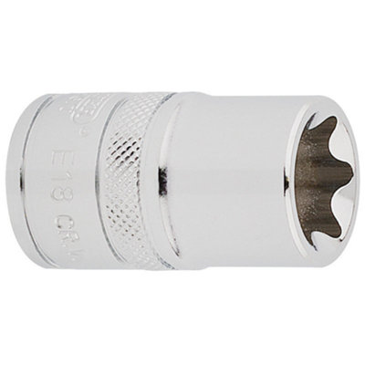 Draper 1/2" Square Drive Draper TX-STAR Socket E18 34340