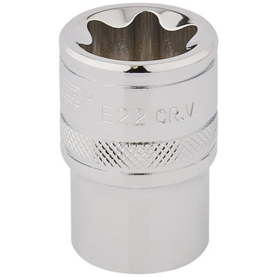Draper 1/2" Square Drive Draper TX-STAR Socket E22 34372