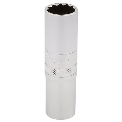 Draper 1/2" Square Drive Hi-Torq 12 Point Deep Socket 16mm 33734