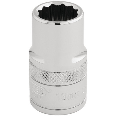 Draper 1/2" Square Drive Hi-Torq 12 Point Socket 13mm 33105
