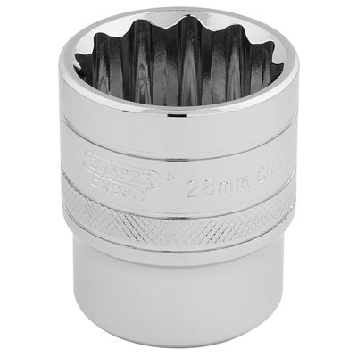 Draper 1/2" Square Drive Hi-Torq 12 Point Socket 28mm 33518