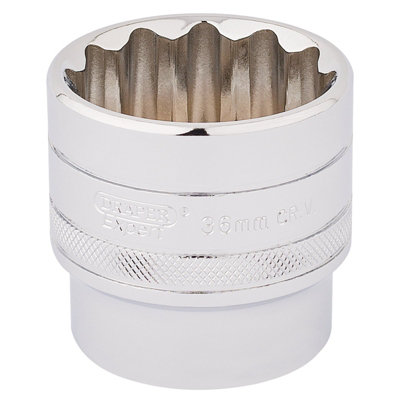 DRAPER TX Star Bit T45 – 55 Mm, 1/2 Zoll Antrieb, Blau, Für Vierkant-Stecknüsse