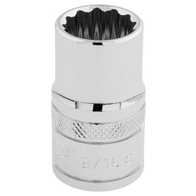 Draper 1/2" Square Drive Hi-Torq 12 Point Socket 9/16" 33609