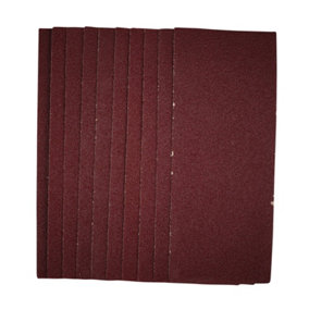 Draper  1/3 Sanding Sheets, 93 x 230mm, 40 Grit (Pack of 10) 55737