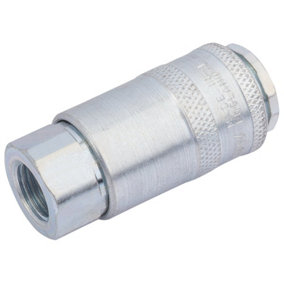Draper  1/4" Female Thread PCL Parallel Airflow Coupling 37828
