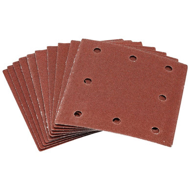 Draper 1/4 Sanding Sheets, 105 x 115mm, 100 Grit 93518