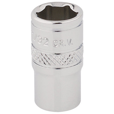 Draper 1/4" Square Drive Hi-Torq 6 Point Socket 11/32" 48671