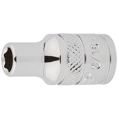 Draper 1/4" Square Drive Hi-Torq 6 Point Socket 3/16" 48345