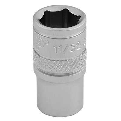 Draper 1/4" Square Drive Imperial Socket 11/32" 16523