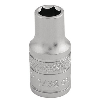 Draper 1/4" Square Drive Imperial Socket 7/32" 16518