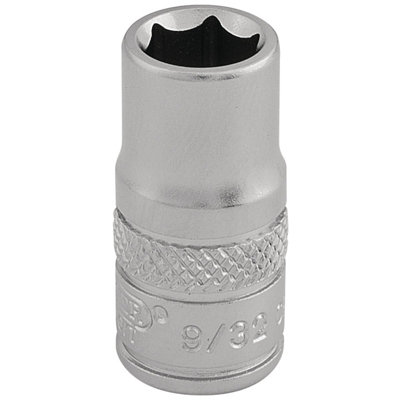 Draper 1/4" Square Drive Imperial Socket 9/32" 16521