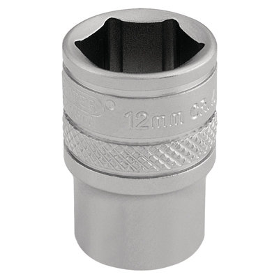 Draper 1/4" Square Drive Socket 12mm 16515
