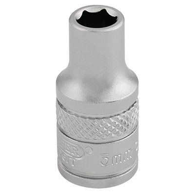 Draper 1/4" Square Drive Socket 5mm 16508