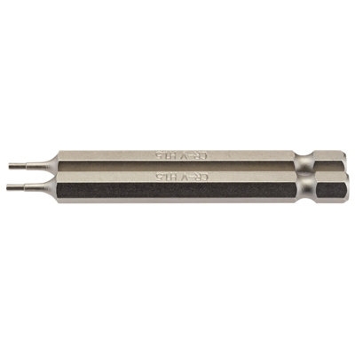 Draper 1.5mm 1/4" Hex. Hexagonal Insert Bit 75mm Long x 2 64317