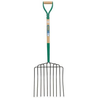 Draper  10 Prong Manure Fork with Wood Shaft and MYD Handle 63578