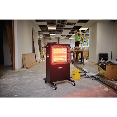 DRAPER 110V 2.4KW INFRARED CABINET HEATER 8188 BTU WITH TWIN