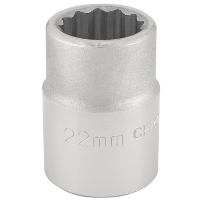 Draper 12 Point Socket, 3/4" Sq. Dr., 22mm 16691