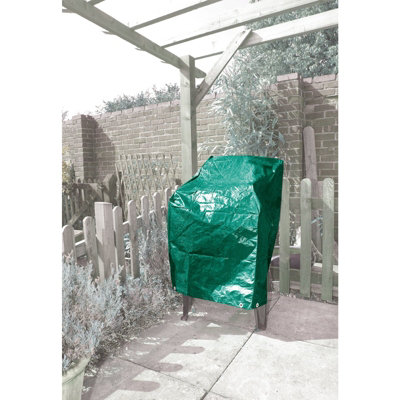 Draper 12914 Heavy Duty Garden Chair Stack Green Cover 600mm - 100mm OC14