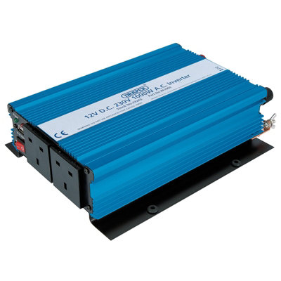 Draper 12V DC-AC Inverter, 1000W 23245