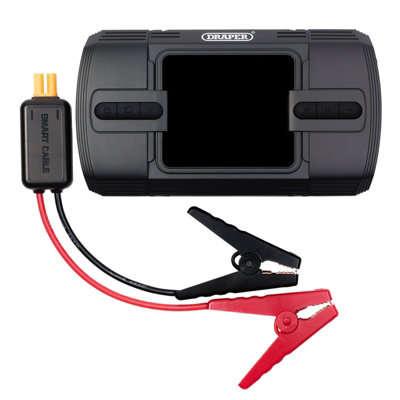 Draper 12V Lithium Jump Starter and Tyre Inflator, 1200A 23722