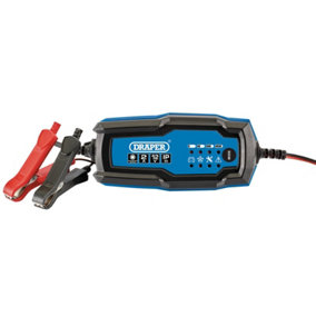 Draper  12V Smart Charger and Battery Maintainer, 2A 53488