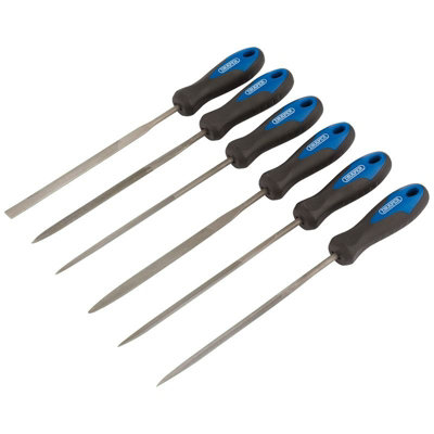 Draper 140mm Soft Grip Needle File Set (6 Piece) (83982)