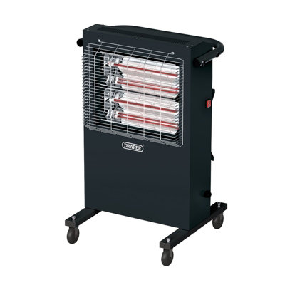 Draper 2.8KW Infrared Ruby Quartz Heater, Instant Heat For Home, Garage ...