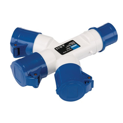 Draper  230V 3-Way Splitter, 16A  03720