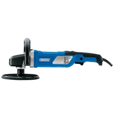 Draper 230V Sander Polisher 180mm 1200W Variable Speed With Side Handle