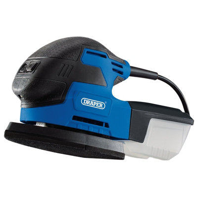 Draper 230V Tri Base Detail Sander 220W Compact LED Light Dust Collection