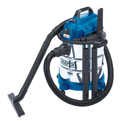 Draper 230V Wet & Dry Vacuum Cleaner with Stainless Steel Tank, 20L