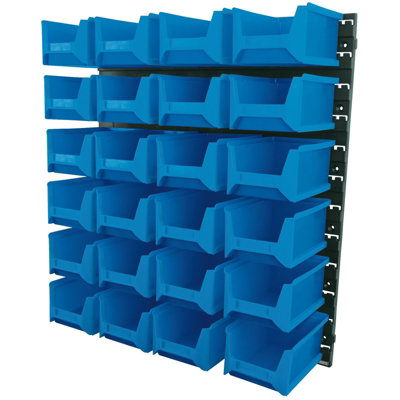 Draper 24 Bin Wall Storage Unit Large Bins 6797