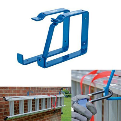 Draper 24808 Universal Step Wall Ladder Rack Brackets Security / Securing Lock