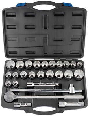 Draper 3/4" Sq. Dr. Combined MM/AF Socket Set 26 Piece 48329