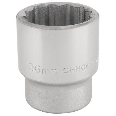 Draper 3/4" Square Drive 12 Point Socket 36mm 16701