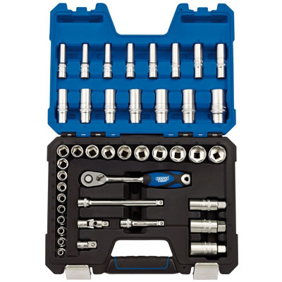 Draper 3/8" Sq. Dr. Metric Socket Set 42 Piece 16451