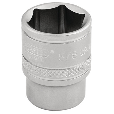 Draper 3/8" Square Drive 6 Point Imperial Socket 5/8" 16572