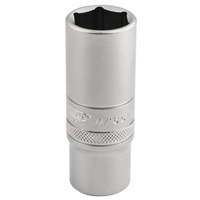 Draper 3/8" Square Drive 6 Point Metric Deep Socket 17mm 16585