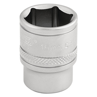 Draper 3/8" Square Drive 6 Point Metric Socket 16mm 16542