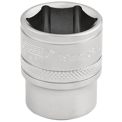 Draper 3/8" Square Drive 6 Point Metric Socket 19mm 16545