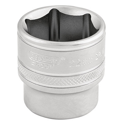 Draper 3/8" Square Drive 6 Point Metric Socket 22mm 16547